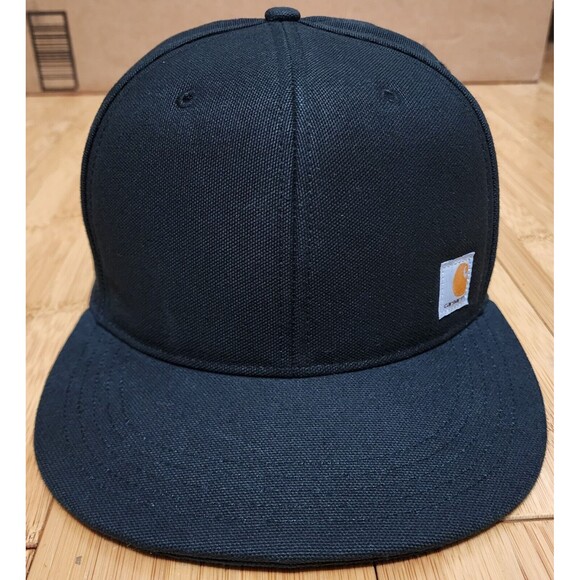 Carhartt Mens Hat Cap Black Snapback Moisture Wicking Fast Dry Ashland Work - Picture 1 of 8